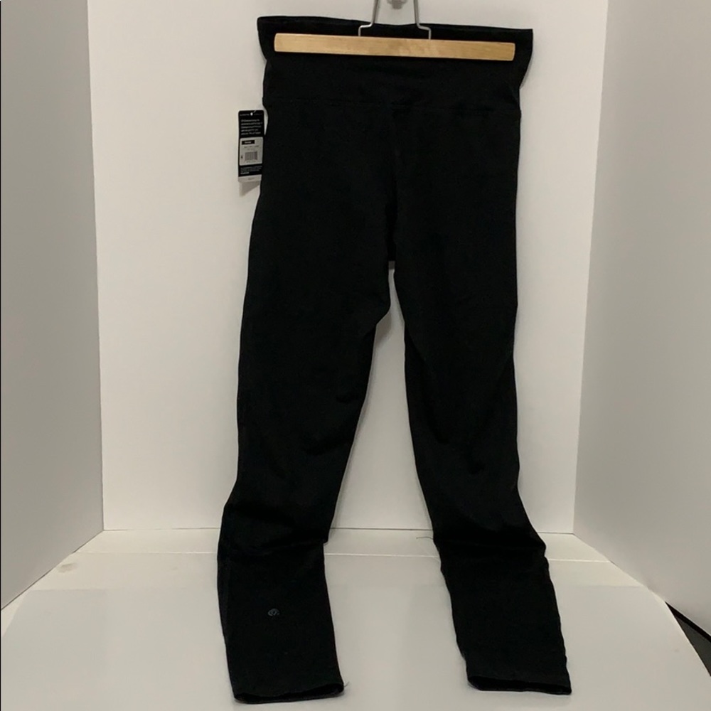 Ladies black athletic leggings